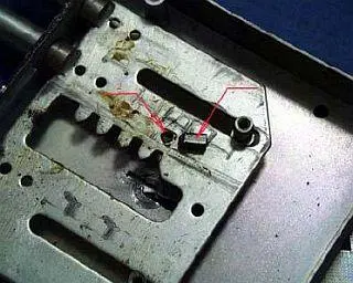 Увеличенное изображение фрагмента предыдущей фотографии Гребенка хвостовика - фото 69