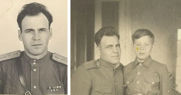 На второй фотографии я с отцом за границей Кончилась война Генерал вызвал - фото 23