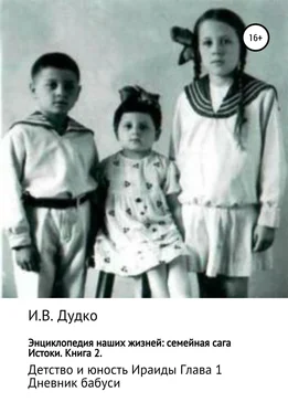 Ираида Дудко Энциклопедия наших жизней: семейная сага. Истоки. Книга 2. Детство и юность Ираиды. Глава 1. Дневник бабуси обложка книги