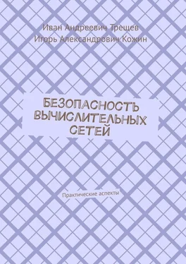 Иван Трещев Безопасность вычислительных сетей. Практические аспекты обложка книги