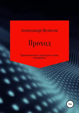 Александр Велесов Проход обложка книги