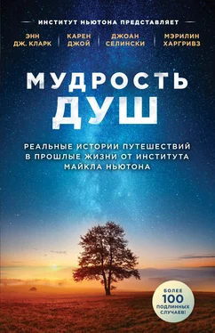 Джоан Селински Мудрость душ. Реальные истории путешествий в прошлые жизни от Института Майкла Ньютона обложка книги