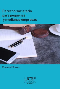 Emanuel Torres Derecho societario para pequeñas y medianas empresas обложка книги