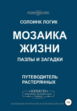 Солоинк Логик Мозаика жизни. Пазлы и загадки обложка книги