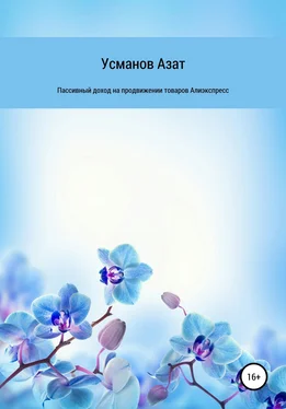 Азат Усманов Пассивный доход на продвижении товаров интернет магазина Алиэкспресс обложка книги