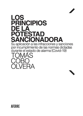 Tomás Cobo Olvera Los principios de la potestad sancionadora обложка книги