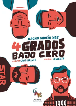 Nacho García Nas 4 grados bajo cero обложка книги