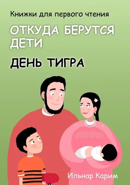 Ильнар Карим Книжки для первого чтения. Откуда берутся дети. День тигра обложка книги