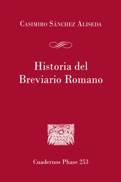 Casimiro Sanchez Aliseda Historia del Breviario Romano обложка книги