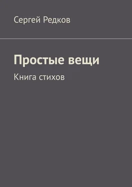 Сергей Редков Простые вещи. Книга стихов обложка книги