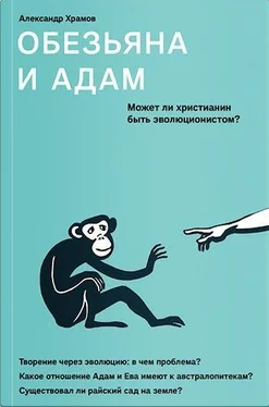 Александр Храмов Обезьяна и Адам. Может ли христианин быть эволюционистом? обложка книги