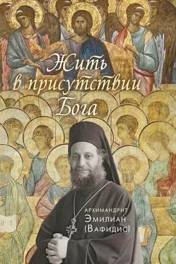 Архимандрит Эмилиан Вафидис Жить в присутствии Бога обложка книги