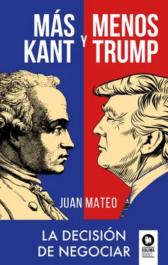 Juan Mateo Díaz Más Kant y menos Trump обложка книги