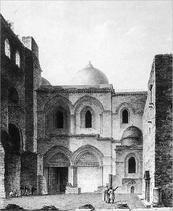 Вход в храм Воскресения Христова в Иерусалиме Максим Воробьев 1822 г Кто в - фото 3
