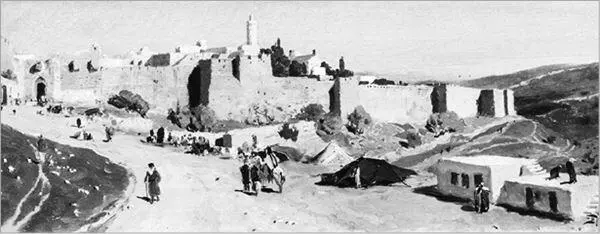 Яффские ворота и цитадель Василий Поленов 1888 г Вернувшись с Елеона в тот - фото 5