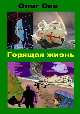 Олег Ока Горящая жизнь обложка книги