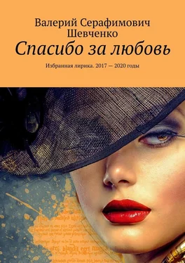 Валерий Шевченко Спасибо за любовь. Избранная лирика. 2017 – 2020 годы обложка книги