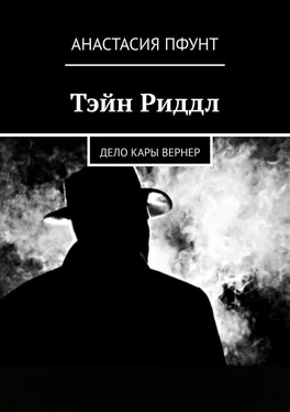 Анастасия Пфунт Тэйн Риддл. Дело Кары Вернер обложка книги