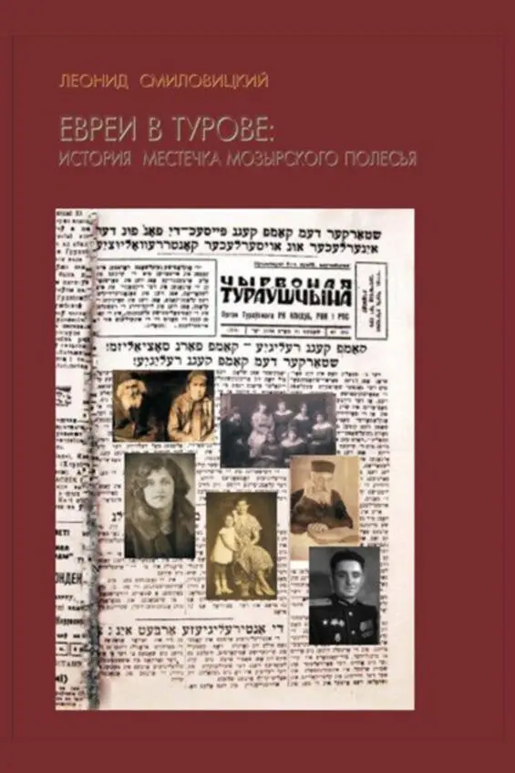 Название Евреи в Турове история местечка Мозырского Полесья Автор Л Л - фото 23