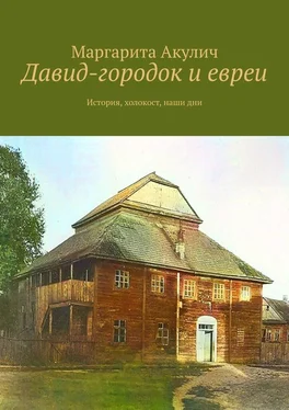 Маргарита Акулич Давид-городок и евреи. История, холокост, наши дни обложка книги