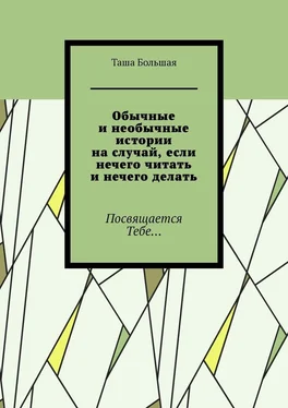 Таша Большая Обычные и необычные истории на случай, если нечего читать и нечего делать. Посвящается Тебе… обложка книги