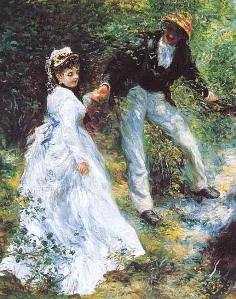 Лесная прогулка 1870 Собачки Купальщица с собачкой 1870 Сан Паоло - фото 24