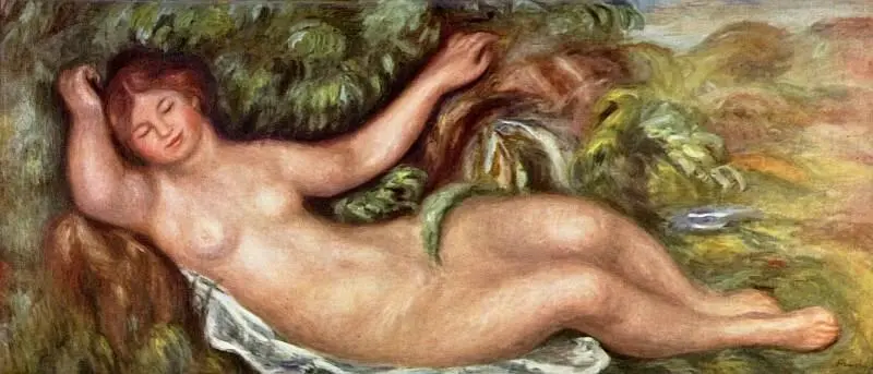 Даже при наступлении нового века искусства Ренуар не забывает уроки - фото 49