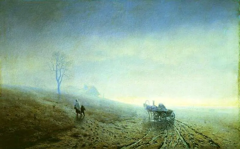 Осенняя распутица 1872 Государственный Русский музей СанктПетербург Из - фото 12
