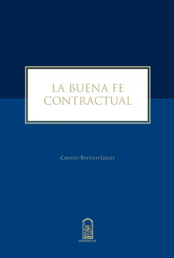 Cristián Boetsch Gillet La buena fe contractual обложка книги