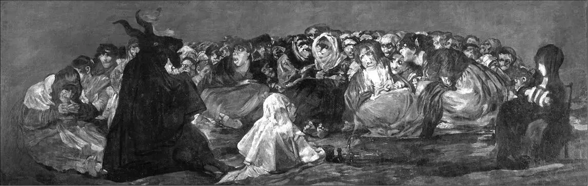 El Aquelarre por Francisco de Goya La ceremonia culminaba cuando la - фото 6