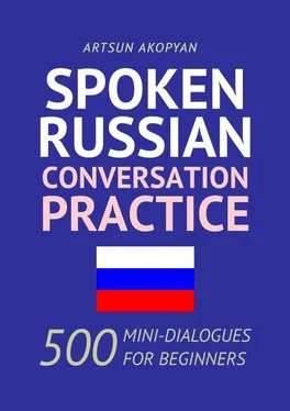Artsun Akopyan Spoken Russian Conversation Practice. 500 Mini-Dialogues for Beginners обложка книги