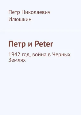 Петр Илюшкин Петр и Peter. 1942 год, война в Черных Землях обложка книги