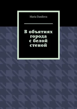 Maria Danilova В объятиях города с белой стеной обложка книги