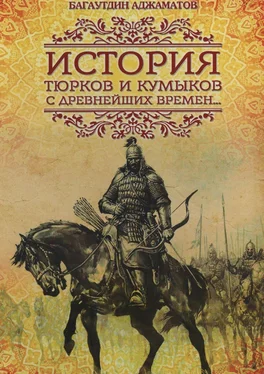 Багаутдин Аджаматов История тюрков и кумыков с древнейших времен обложка книги