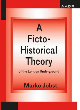 Marko Jobst A Ficto-Historical Theory of the London Underground обложка книги
