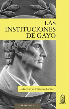 Francisco Samper Las instituciones de Gayo обложка книги