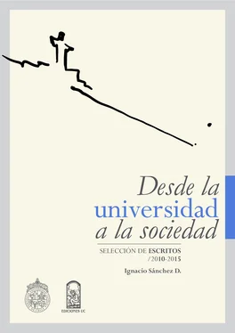 Ignacio Sánchez Díaz Desde la universidad a la sociedad обложка книги