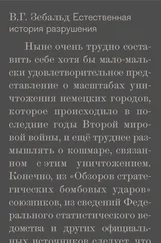 В. Зебальд - Естественная история разрушения