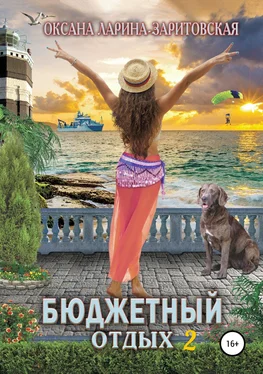 Оксана Ларина Бюджетный отдых 2 обложка книги