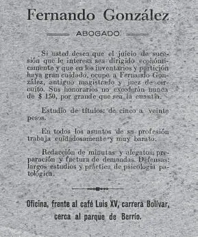 AVISO PUBLICADO EN LA REVISTA ANTIOQUIA Nº 9 1937 DEDICATORIA A mis - фото 2