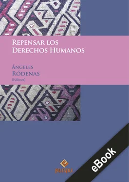 Ángeles Ródenas Repensar los derechos humanos обложка книги