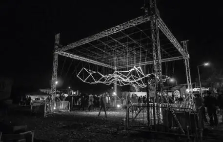 Installation Influx by architecture students from Unitec at FESTA 2014 - фото 5