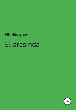 Əli Hüseynov Mirzadə El arasında обложка книги