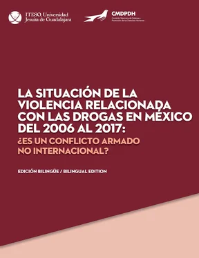Comisión Mexicana de Defensa y Promoción de los La situación de la violencia relacionada con las drogas en México del 2006 al 2017 обложка книги