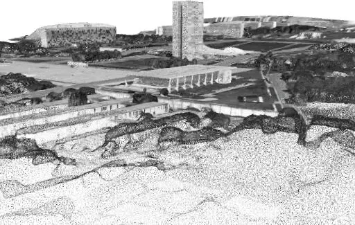 Figure 12 Photogrammetry pointcloud aerial view of the less important - фото 7