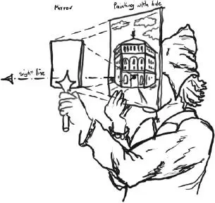 Figure 6 Sketch of Brunelleschis verification of geometric perspective - фото 4