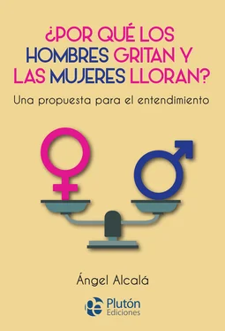 Ángel Alcalá ¿Por qué los hombres gritan y las mujeres lloran? обложка книги