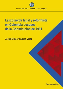 Jorge Eliécer Guerra Vélez La izquierda legal y reformista en Colombia después de la Constitución de 1991 обложка книги