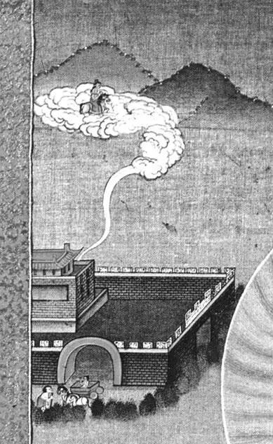 Рис 120 Фрагмент Смерть Будды Его сжигают на костре на вершине большого - фото 123