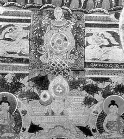 Рис 197 Христианский крест на буддийской иконе Фрагмент Взято из 6141 - фото 197